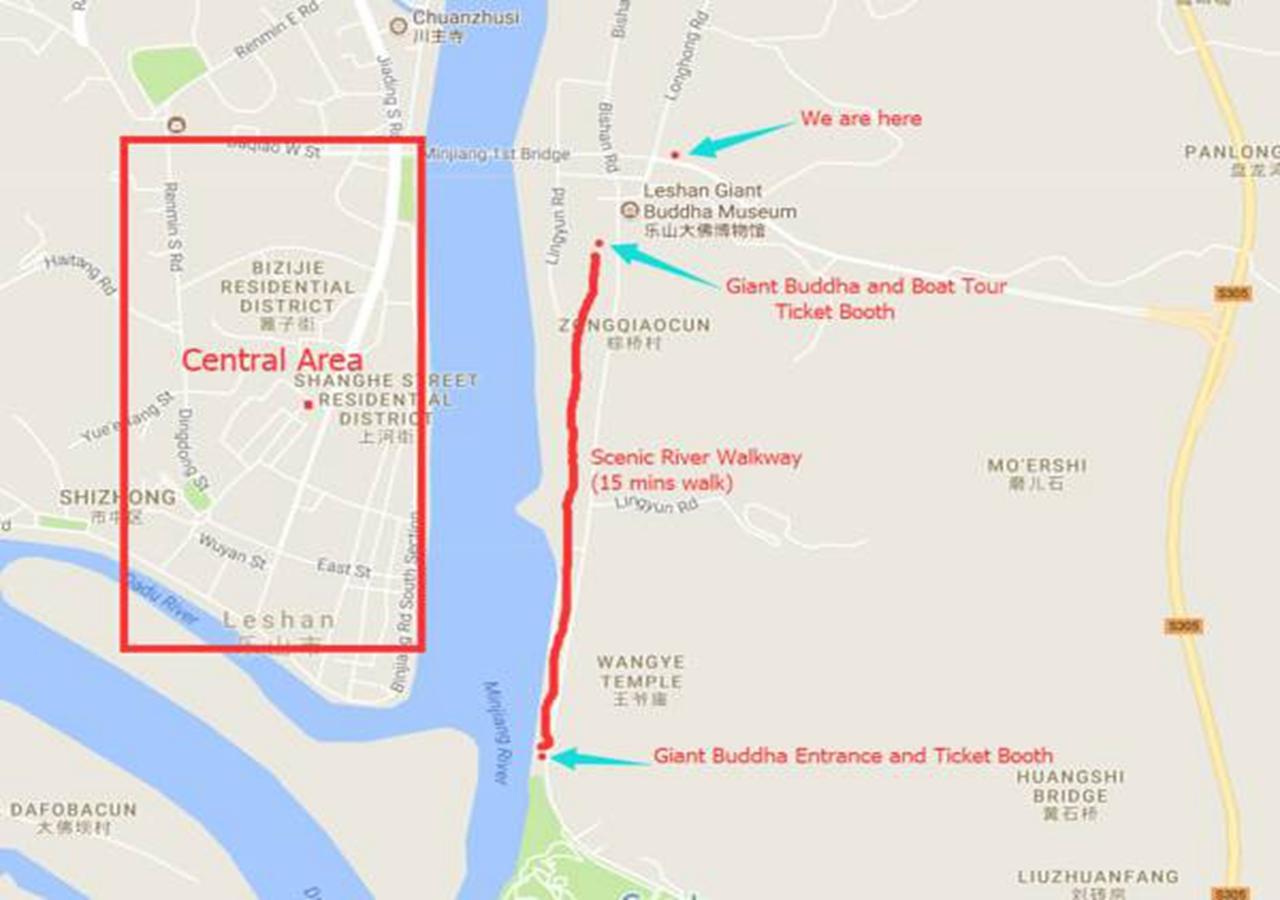 Peace Inn The Leshan Giant Buddha Branch Luaran gambar